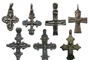 Старинные крестики (энколпионы, тельники и другие кресты)