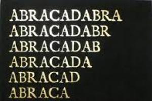 Alchemy.  Symbols and meanings.  Abracadabra or horary astronumerology It is known that 11 digit number of abracadabra